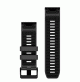 QuickFit 26 mm Watch Bands - Graphite/black silicone - 010-13393-10 - Garmin